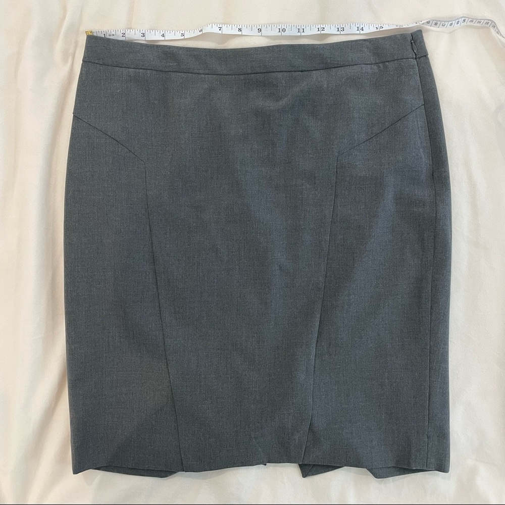 The Limited Grey Pencil Suit Skirt